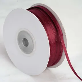 100 Yards 1 8" Burgundy Satin Ribbon