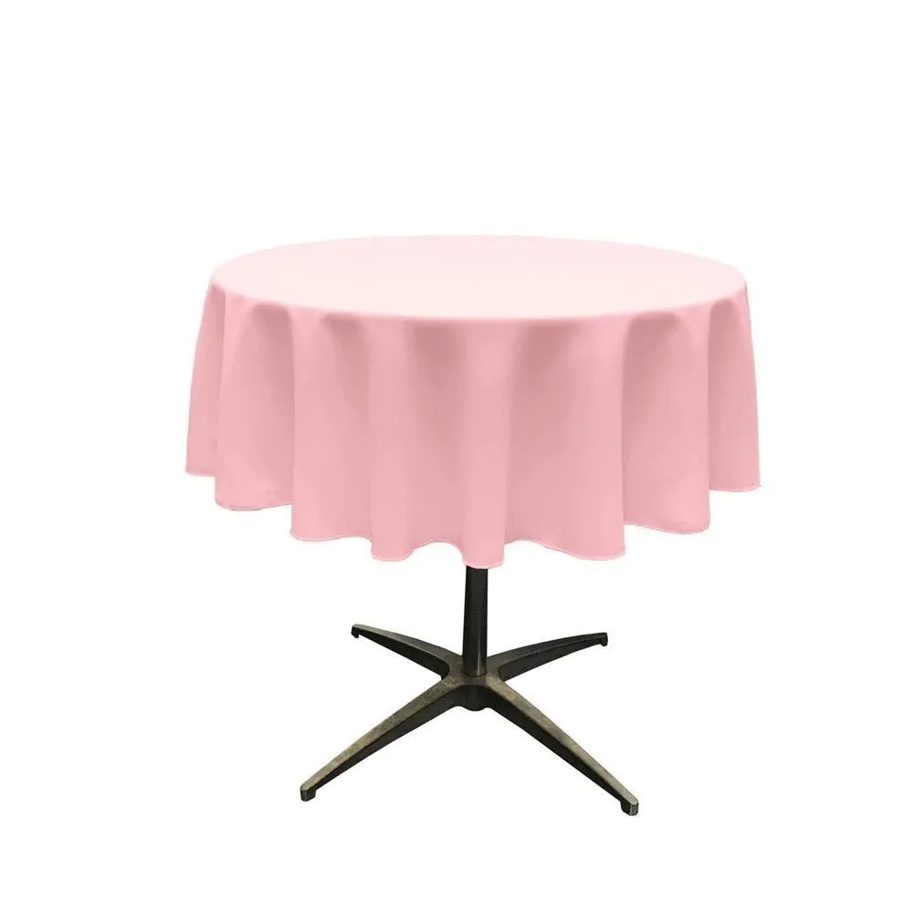 51" Polyester Round Tablecloth (18 Colors)