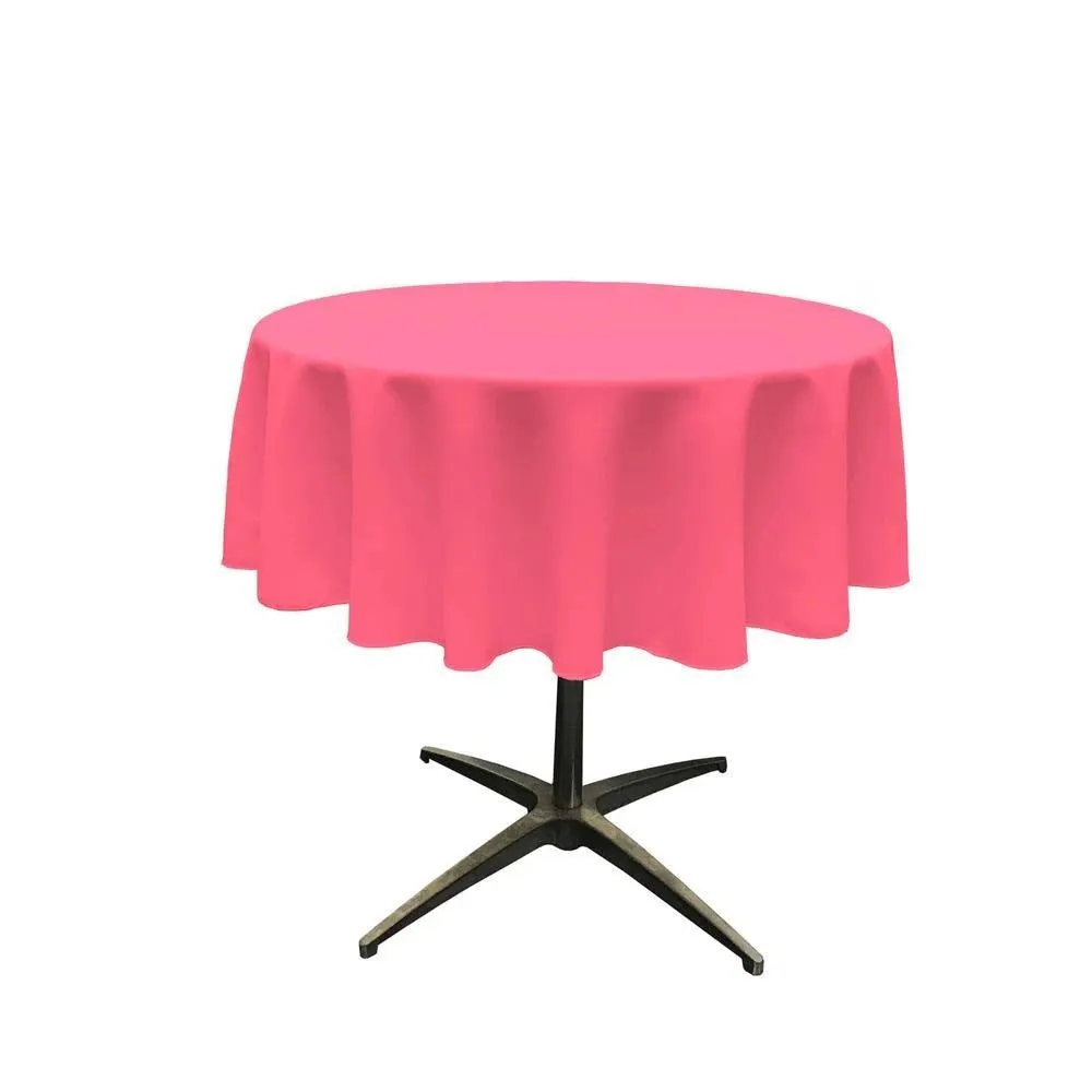 51" Polyester Round Tablecloth (18 Colors)