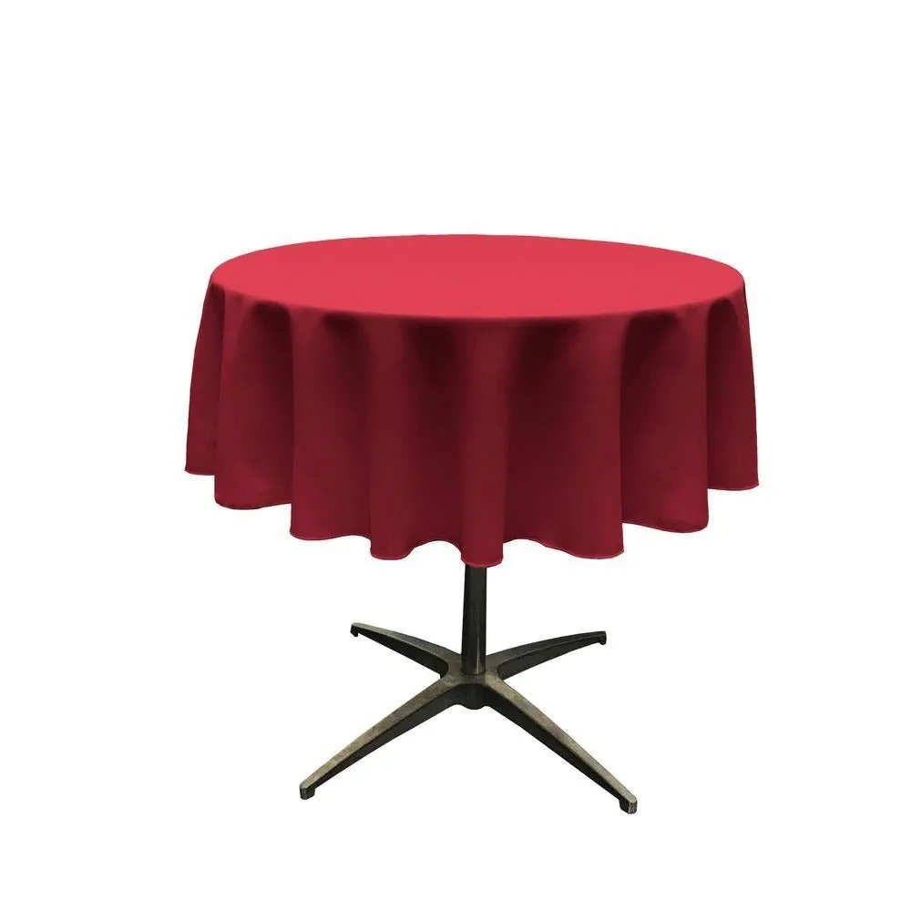 51" Polyester Round Tablecloth (18 Colors)