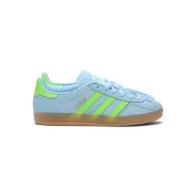 adidas Womens Gazelle Indoor (Clear Sky/Solar Green/Gum)