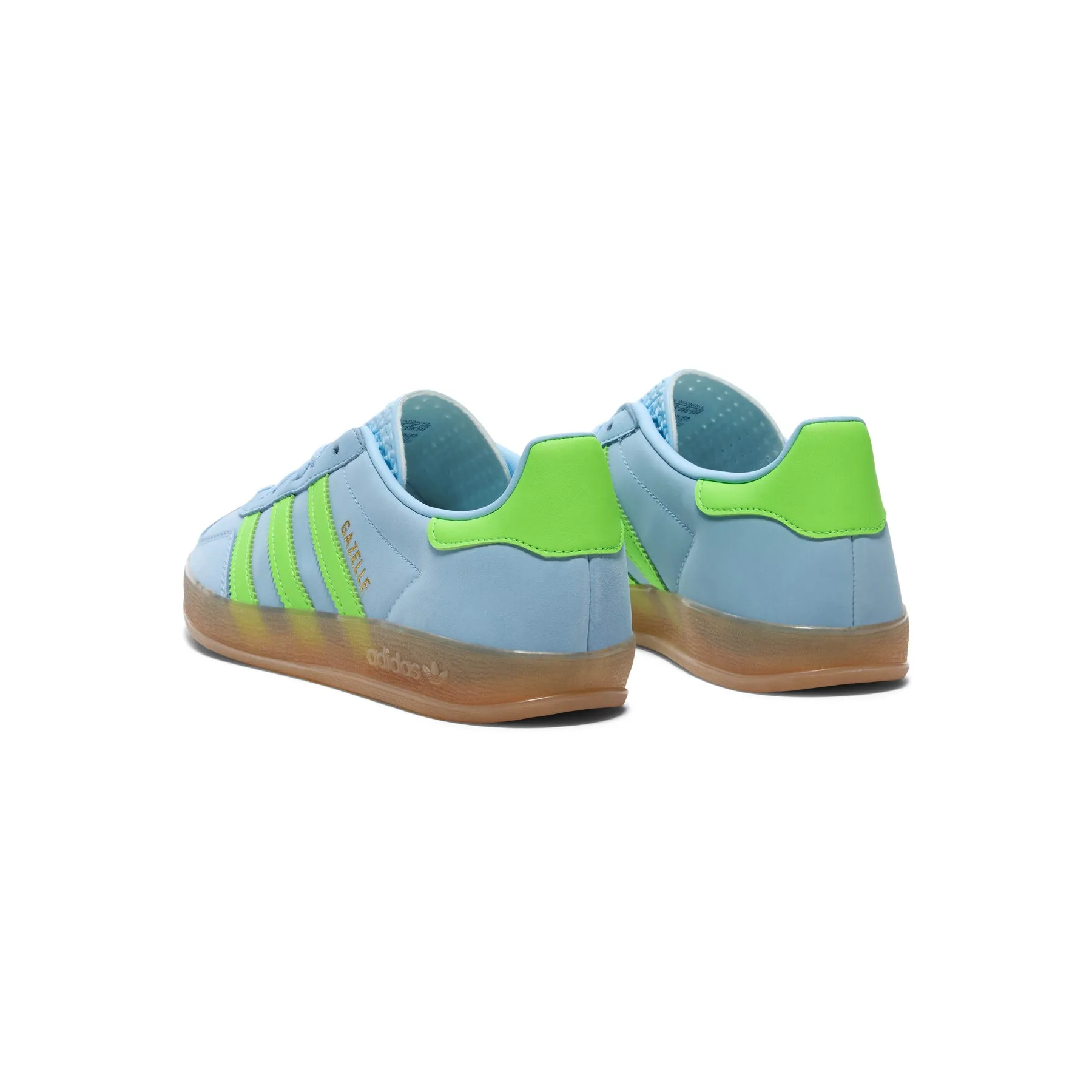 adidas Womens Gazelle Indoor (Clear Sky/Solar Green/Gum)