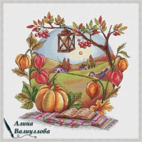 Autumn Book - PDF Cross Stitch Pattern