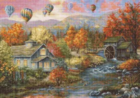 Autumn Creek Mill B616L Counted Cross-Stitch Kit