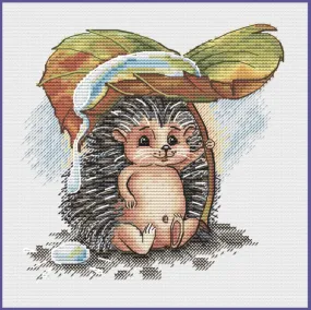 Autumn Hedgehog - PDF Cross Stitch Pattern