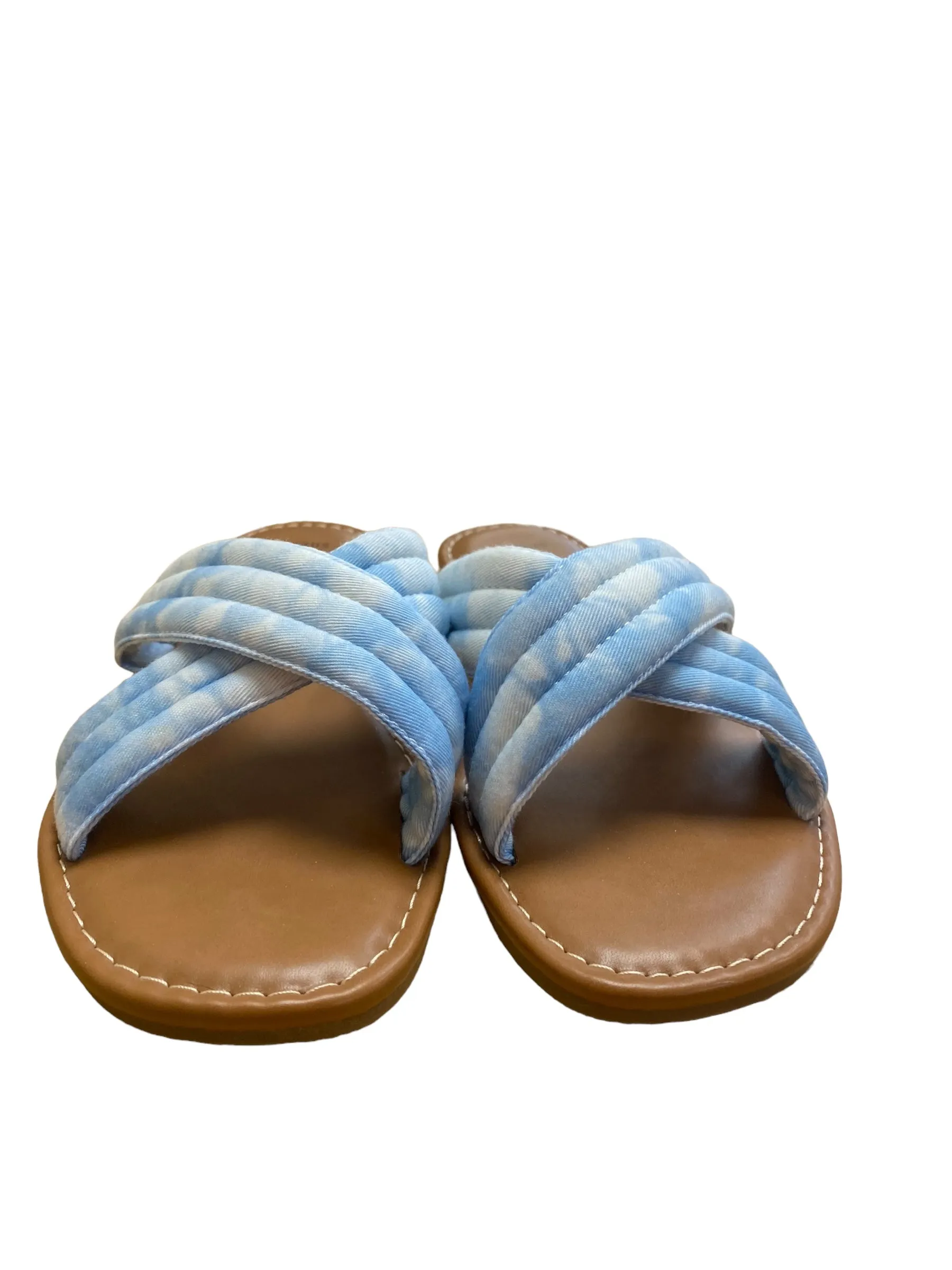 Blue Sandals Flip Flops Shade & Shore, Size 8