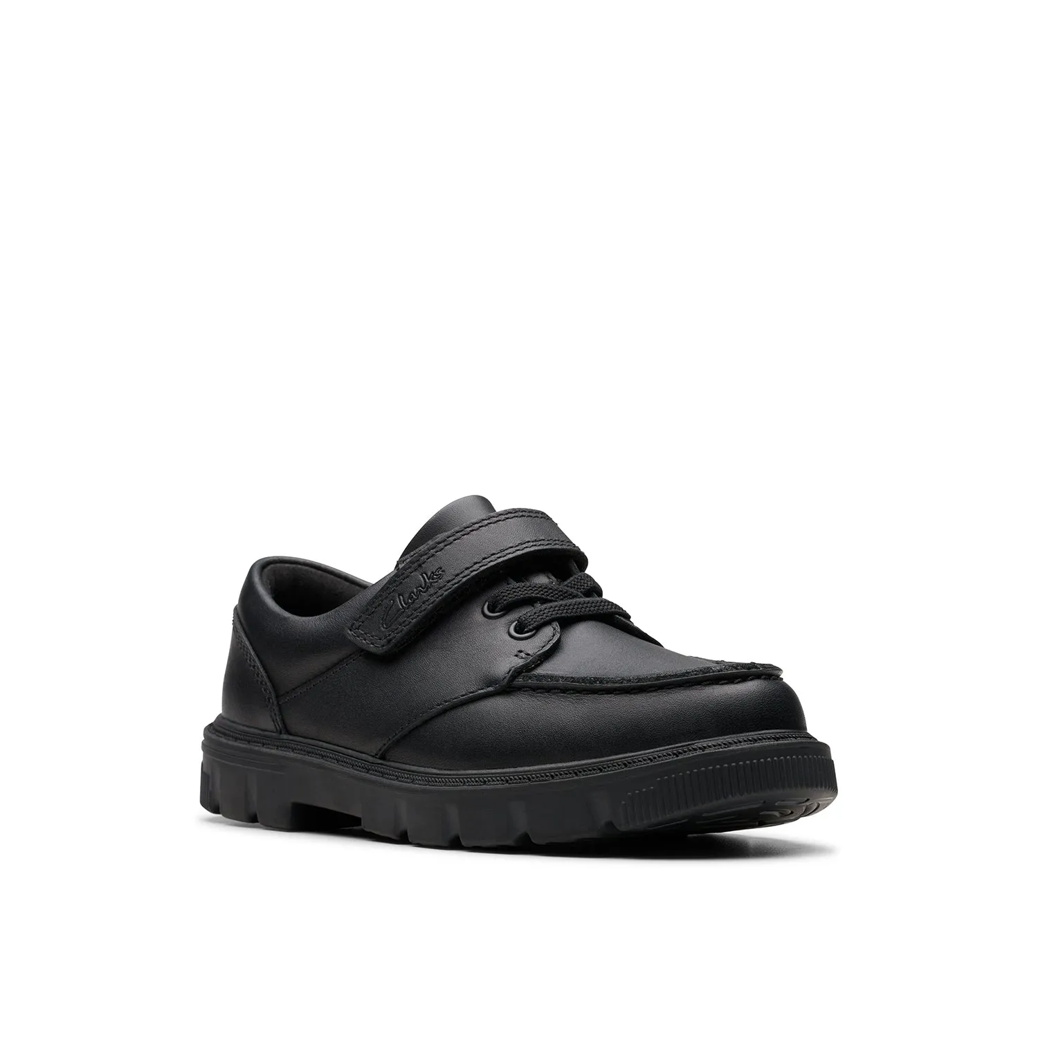 Boys - Lorcam Edge Kid Black Leather