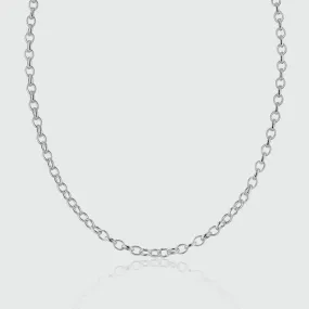 Cathcart Sterling Silver Oval Belcher Necklace