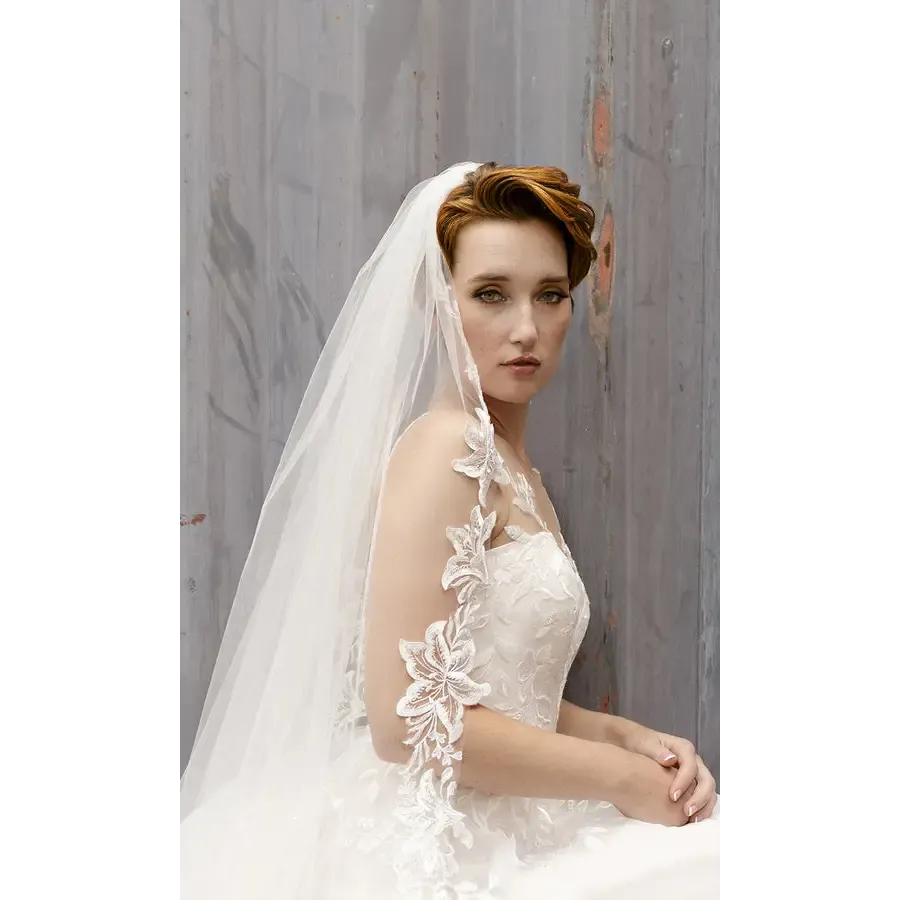 Cathedral Bridal Veil V2288C