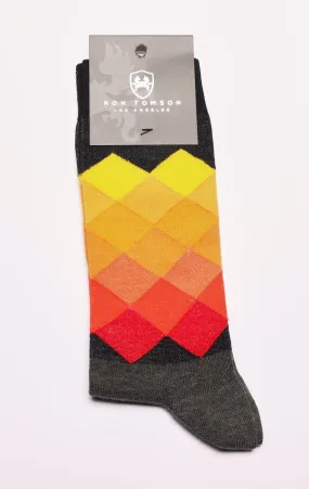 Citrus Patterned Sock