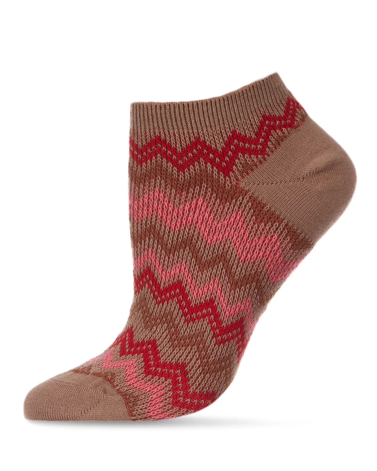 Color Zag Running Soft-Fit Cotton-Rich Low Cut Women's Socks