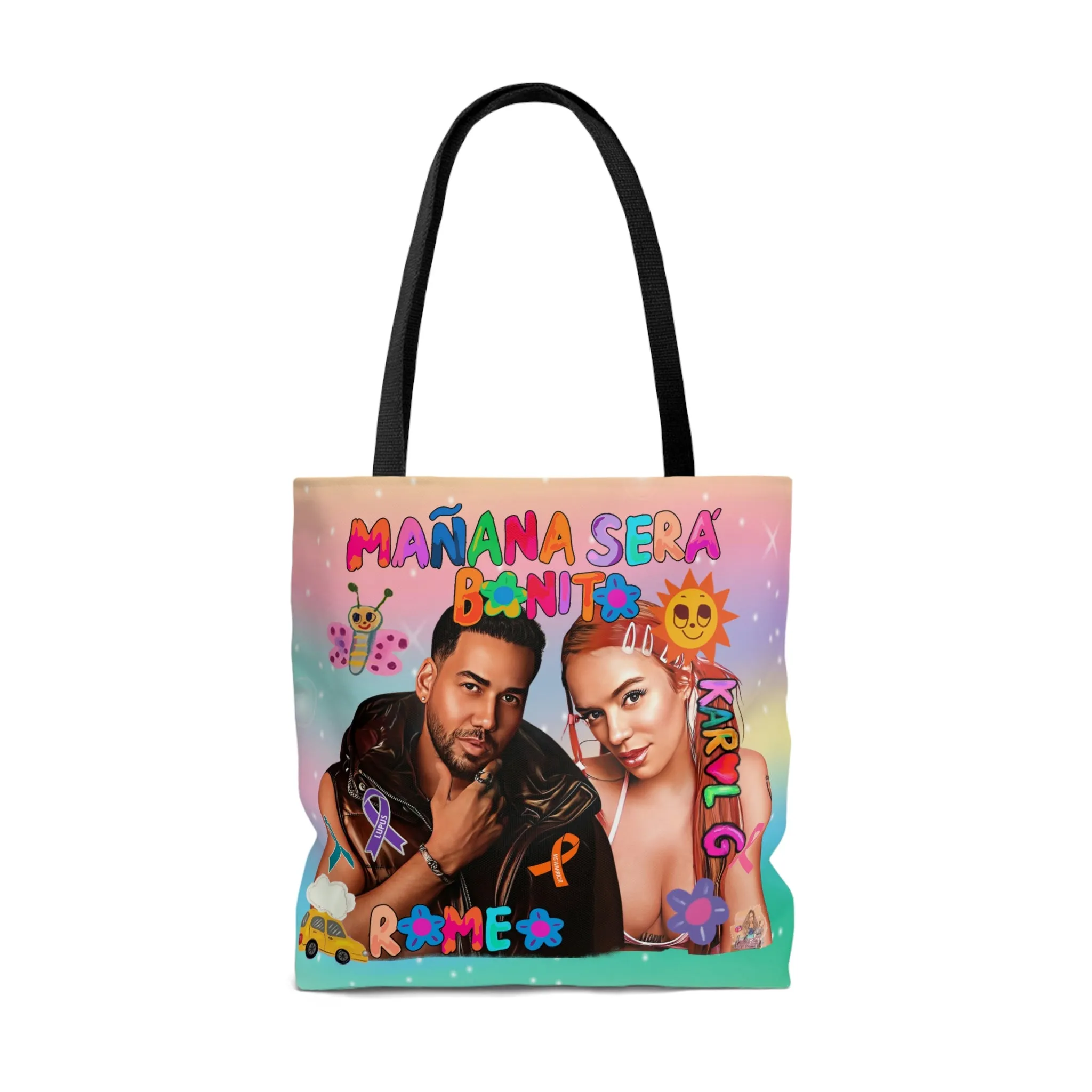 Custom Romeo Santos and KG  Tote Bag-Mar