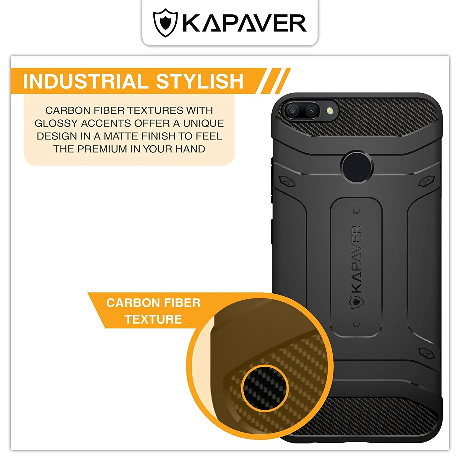 Honor 9N Back Cover Case | Rugged - Black