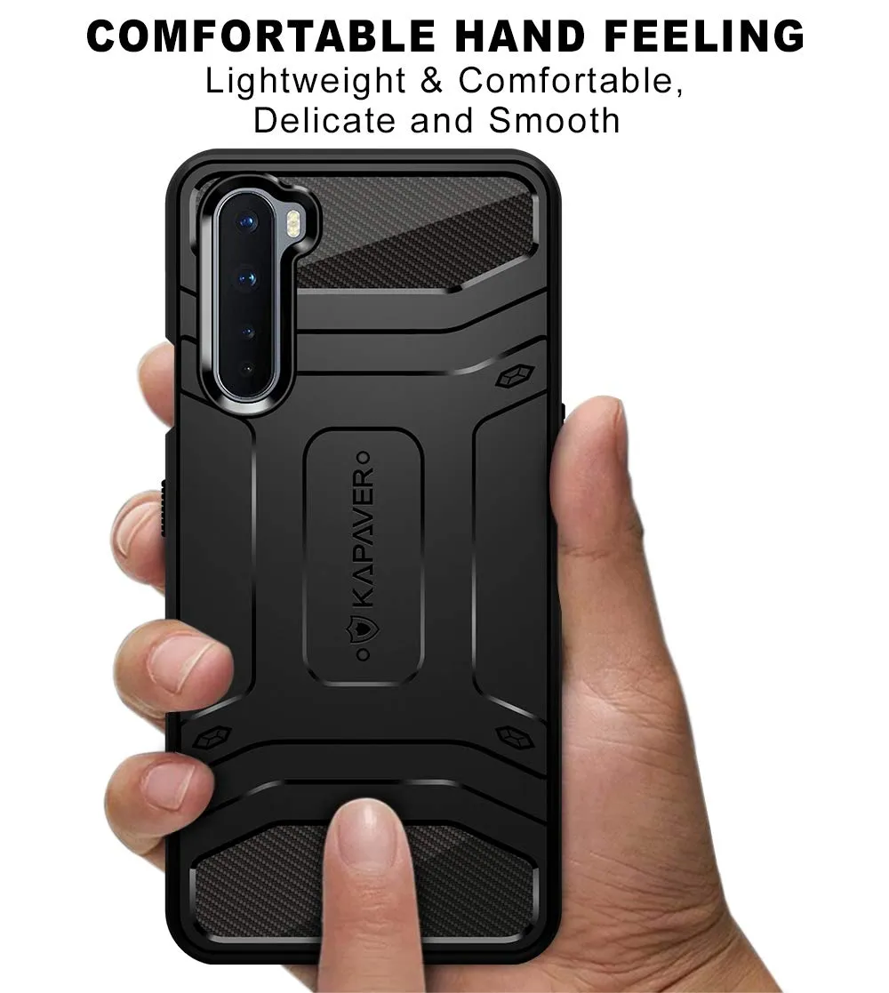 KAPAVER® Rugged Back Cover Case For OnePlus Nord