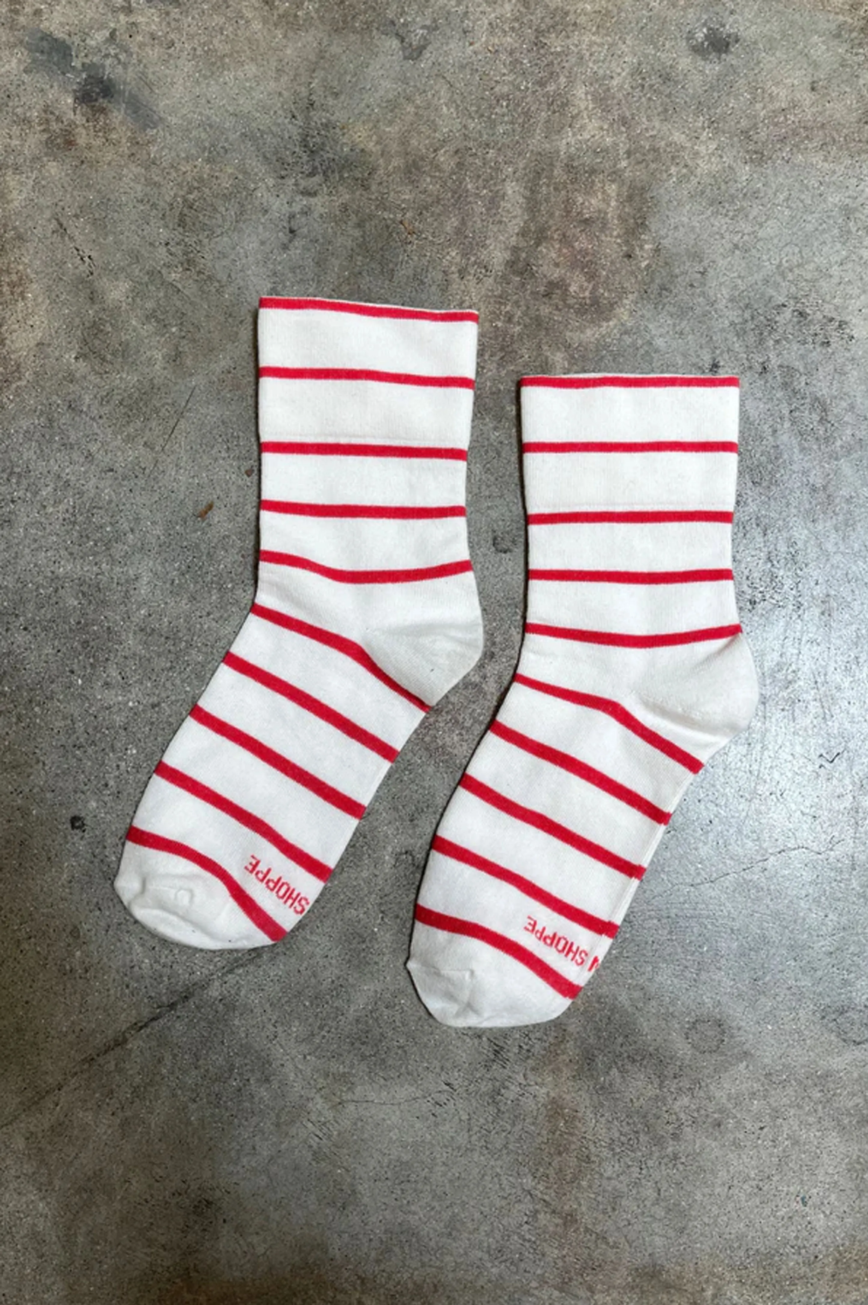 Le Bon Shoppe Wally Candy Cane Socks