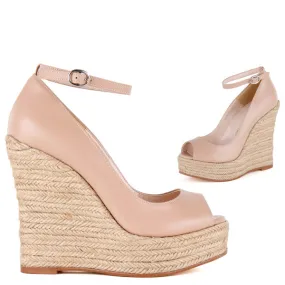 MARRISA - beige wedge