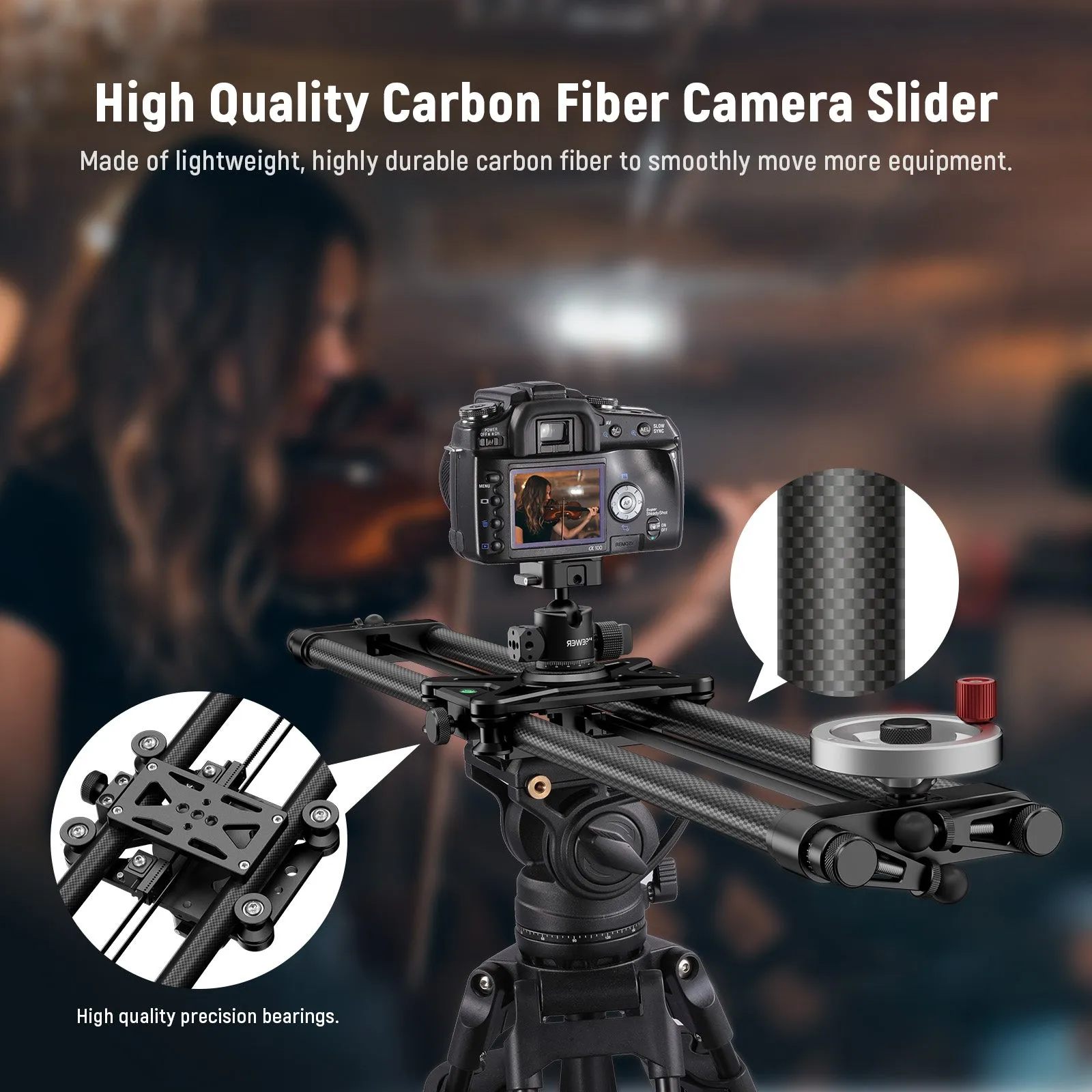 NEEWER CS85CM 31.5in/80cm Camera Slider