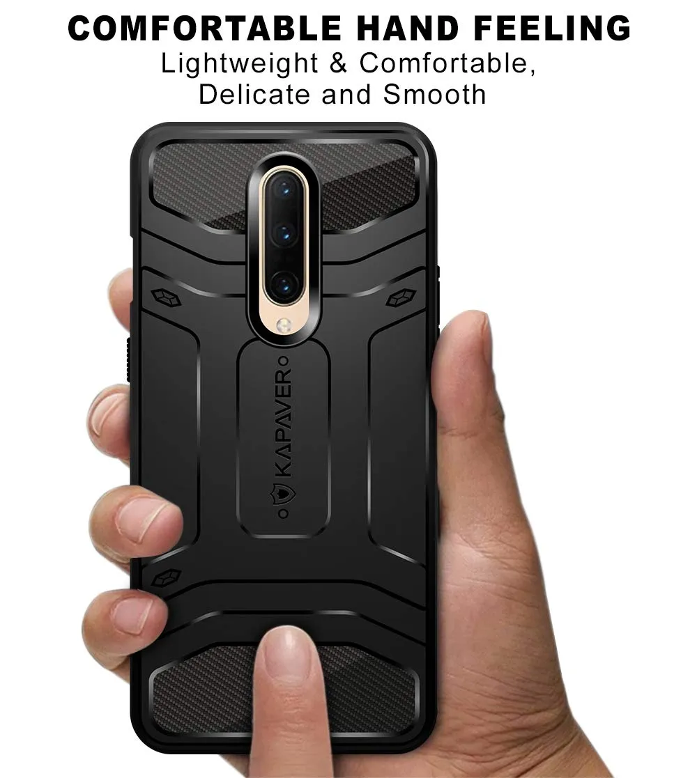 OnePlus 8 Back Cover Case | Rugged - Black