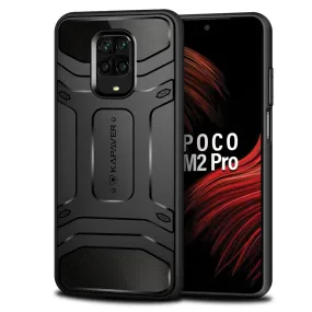 Poco M2 Pro Back Cover Case | Rugged Black