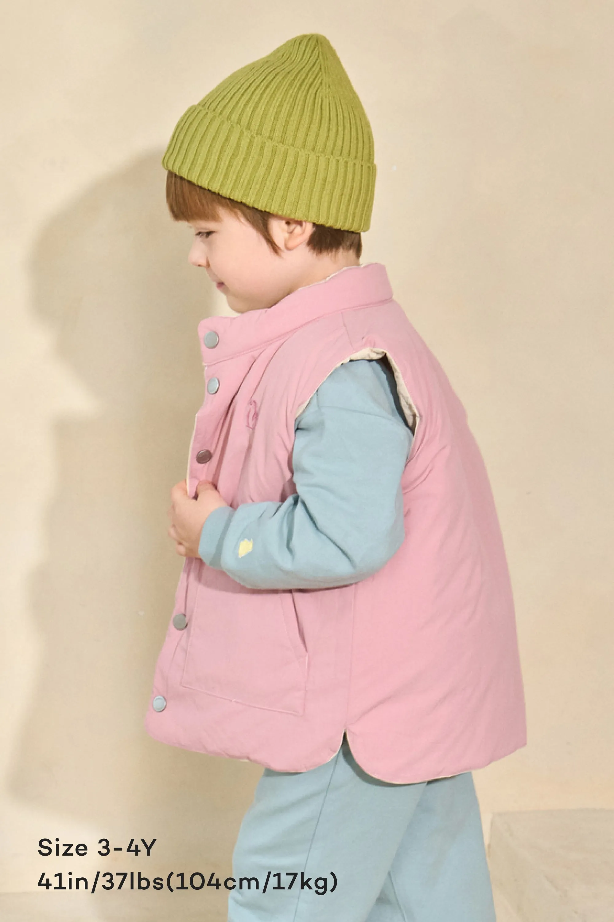 Reversible Padded Vest (2-6Y)