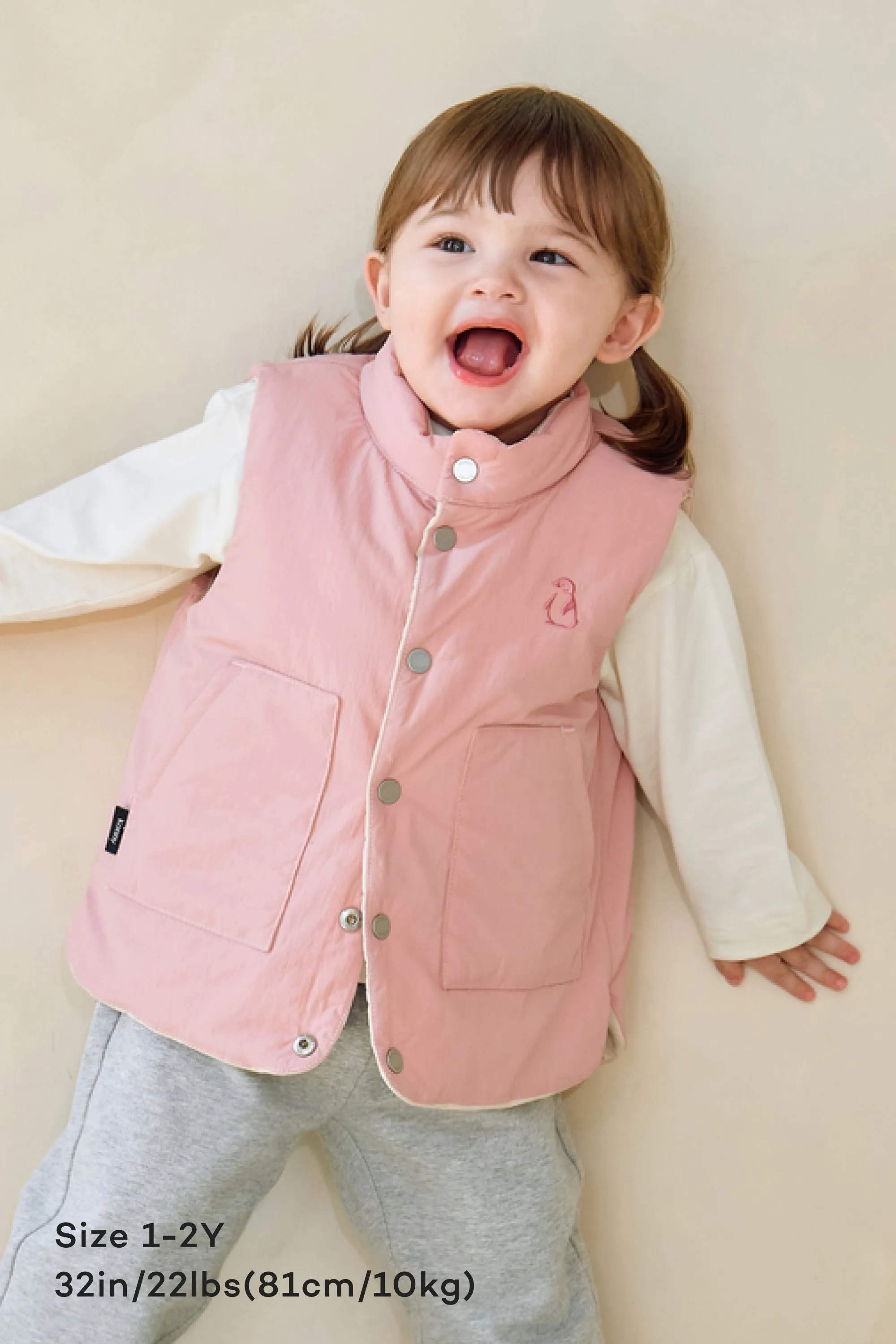 Reversible Padded Vest (2-6Y)