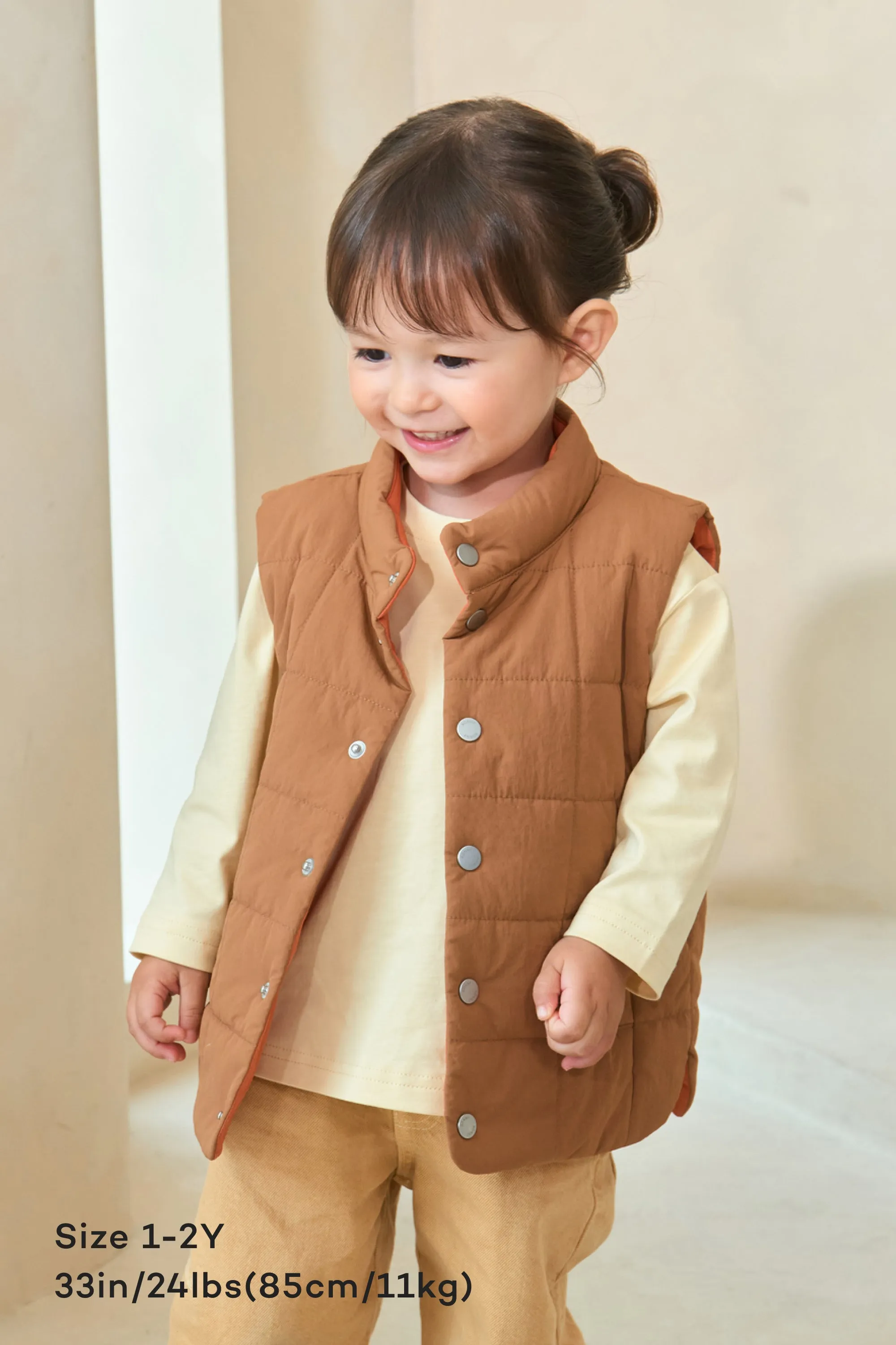 Reversible Padded Vest (2-6Y)