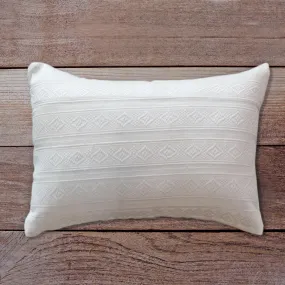 Songket Cushion Cover - White